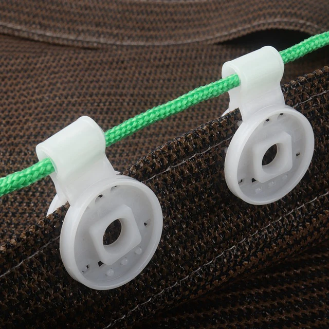 100Db Műanyag Klipek Szélálló Árnyékhálón Tartó Multifunkcionális Ponyvaklipkék A Medence Kerti Virágnövények Fűnyagok Árnyékához