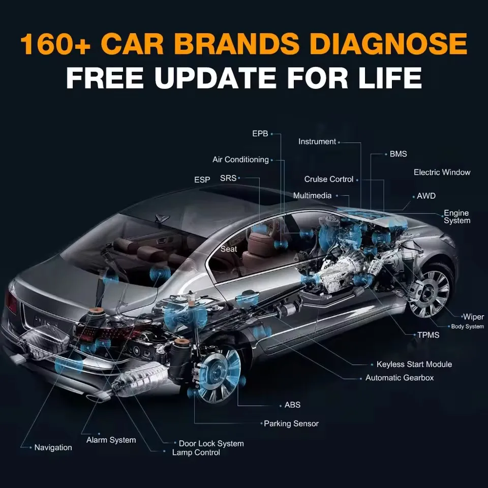 NEXPEAK K1 ULTRA VCI 전문가용 자동차 스캐너 풀 시스템 OBD2 스캐너 오일 SAS 리셋 캔 툴 안드로이드 AA용
