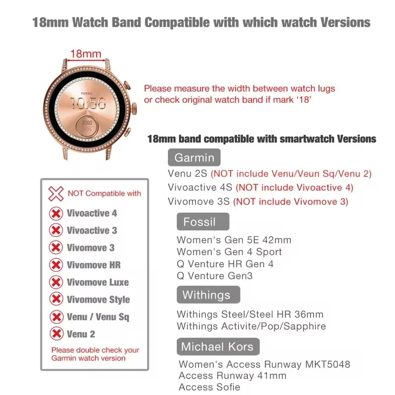 Nylon Watch Strap Wristband Bracelet - Various Sizes (16mm, 18mm, 20mm, 22mm)
