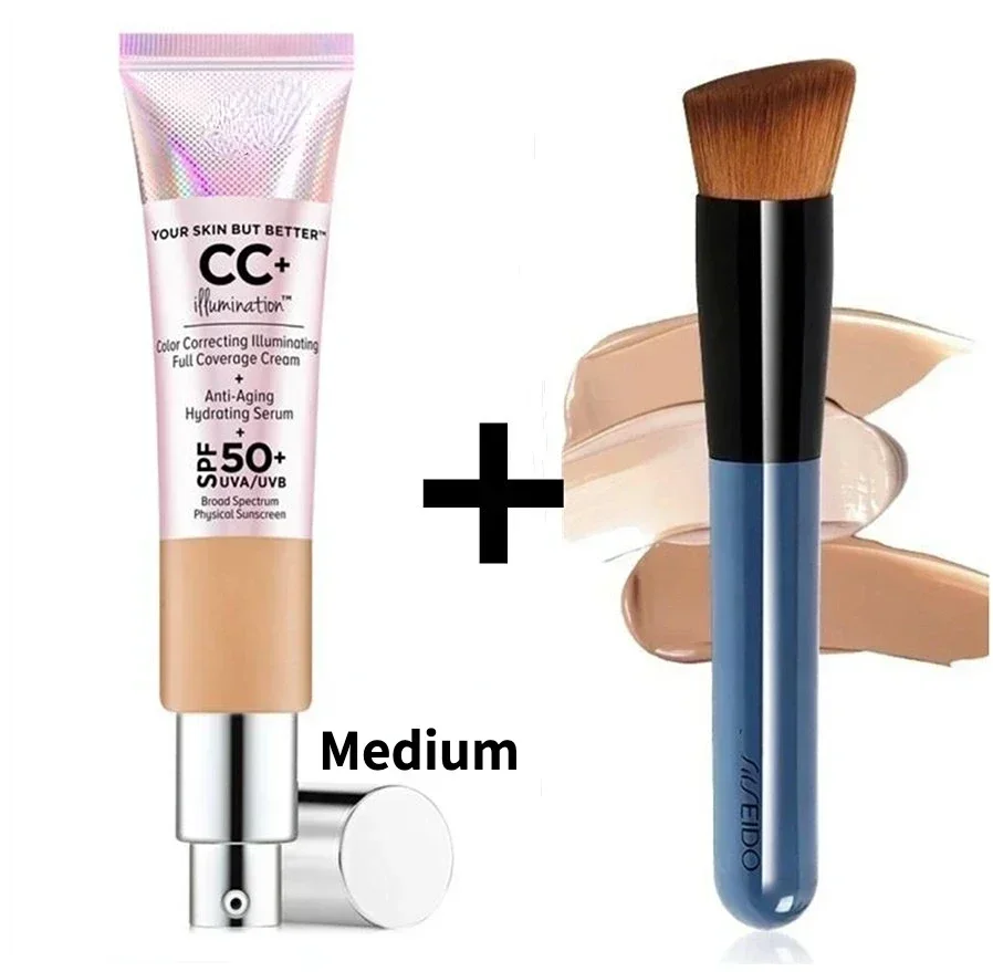 Make up brush kit foundation CC illumination color correcting full coverage cream spf 32ml makeup brush set makeup brush makeup tool set makeup tool