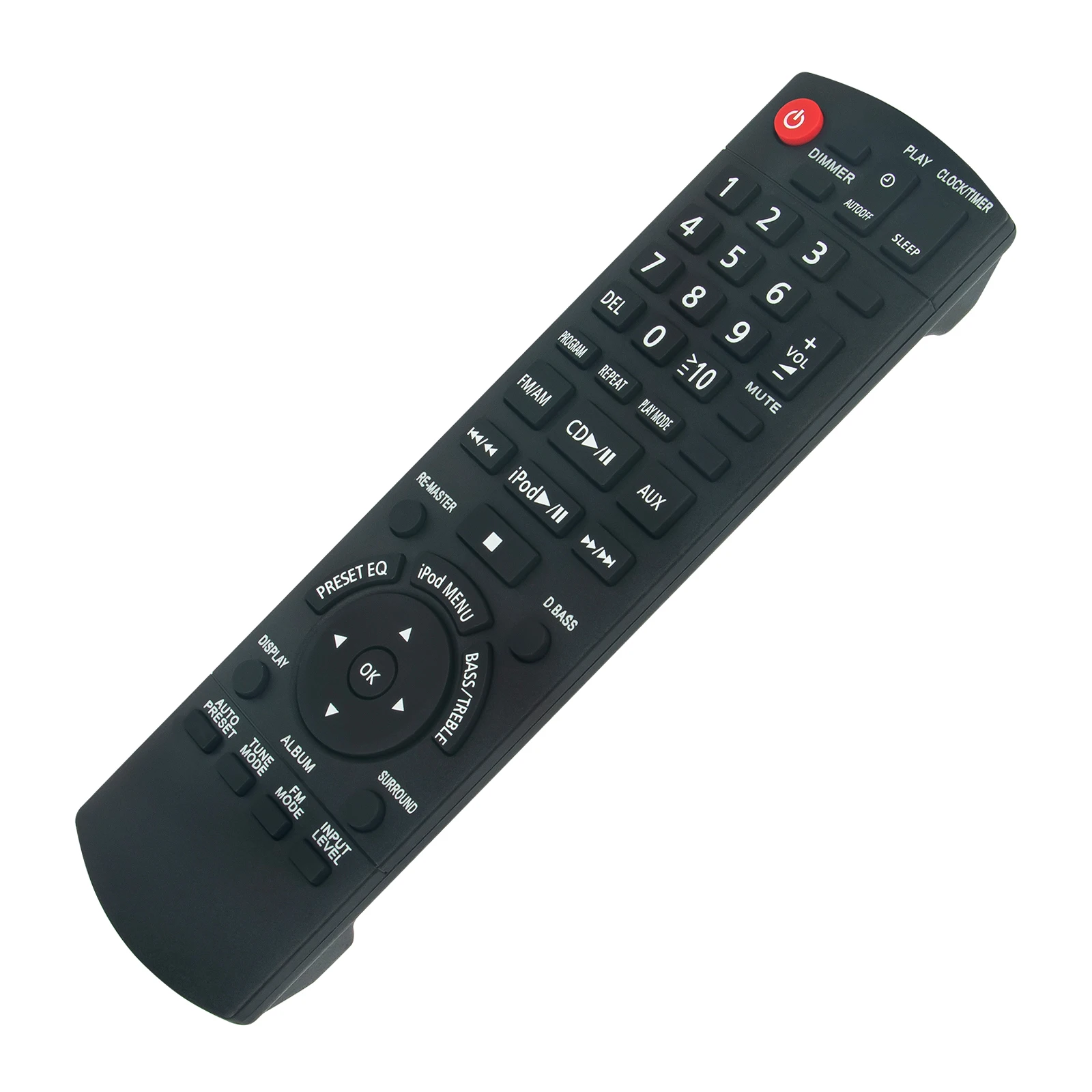 VINABTY N2QAYB000640 Télécommande de Remplacement pour PANASONIC Le microsystème Hi-FI SC-HC25 SA-PM500DBEB SC-AKX14 SC-PMX5 SC-PM500