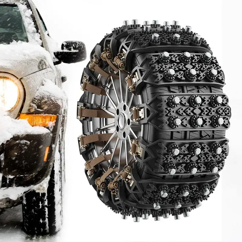 

Car Tire Chains Lawn Mower Wheel Chains Universal Car Anti-skid Chain SUV General Purpose Snow Mud Tires Chains for Winter Truck