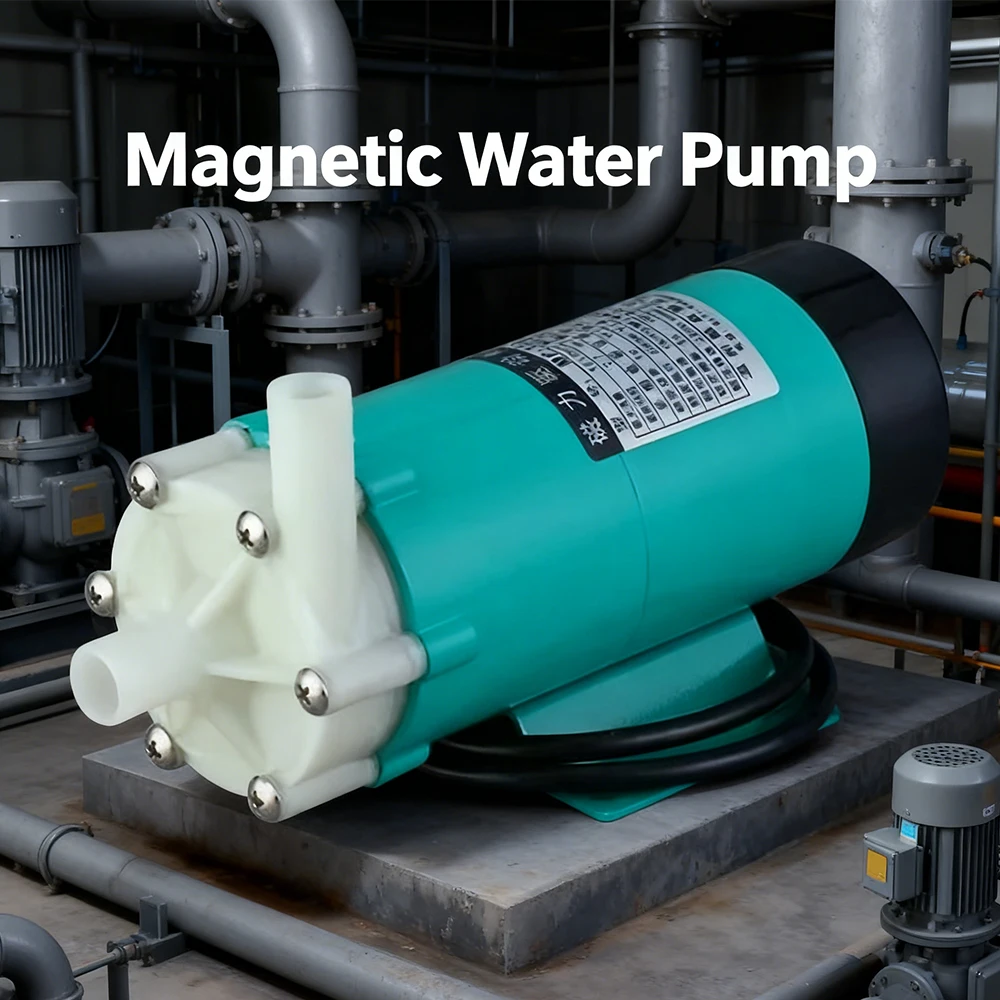 ปั๊มน้ำแม่เหล็กขนาดเล็ก ปั๊มน้ำหมุนเวียนแบบแม่เหล็กทนสารเคมี ปั๊มจุ่มประหยัดพลังงานสำหรับตู้ปลา 1