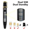 SERVO BM111 Pen Style Mobile Phone Mini Fan Dual SIM Standby Magic Voice FM Radio Bluetooth Dialer 2G GSM 3-in-1 Pen Fan Phones 5