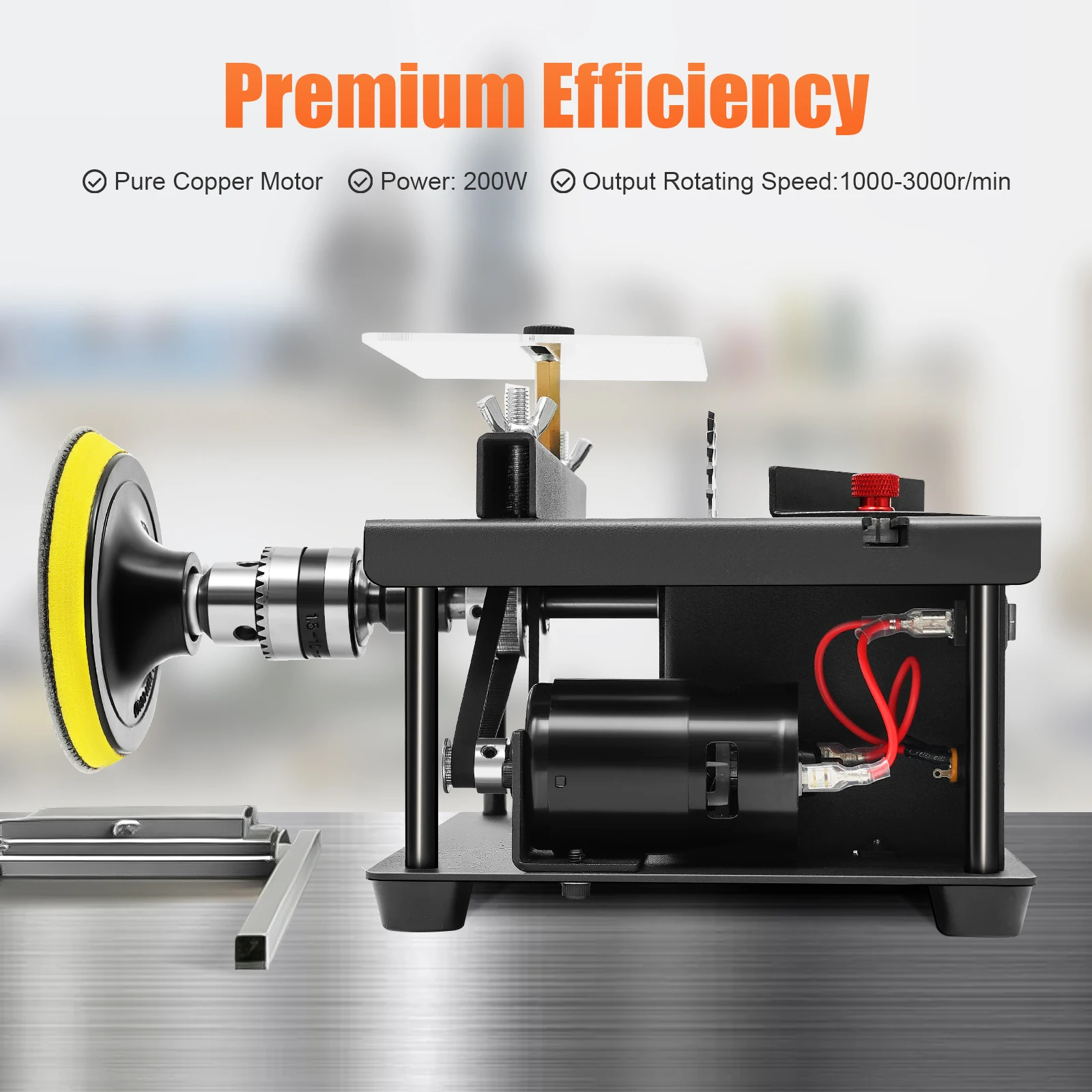 Mini Sliding Table Saw Kit Woodworking DIY Hobby Model Sliding Cutting Bench Multifunction Saw 8500r/min