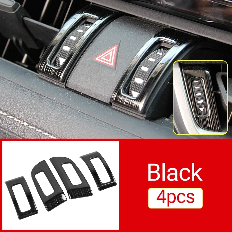 Cubierta embellecedora de salida de ventilación de aire acondicionado de Control Central de coche para Toyota RAV4 2019 2020 2021 2022 2023 2024 RAV 4 XA50 Accesorios