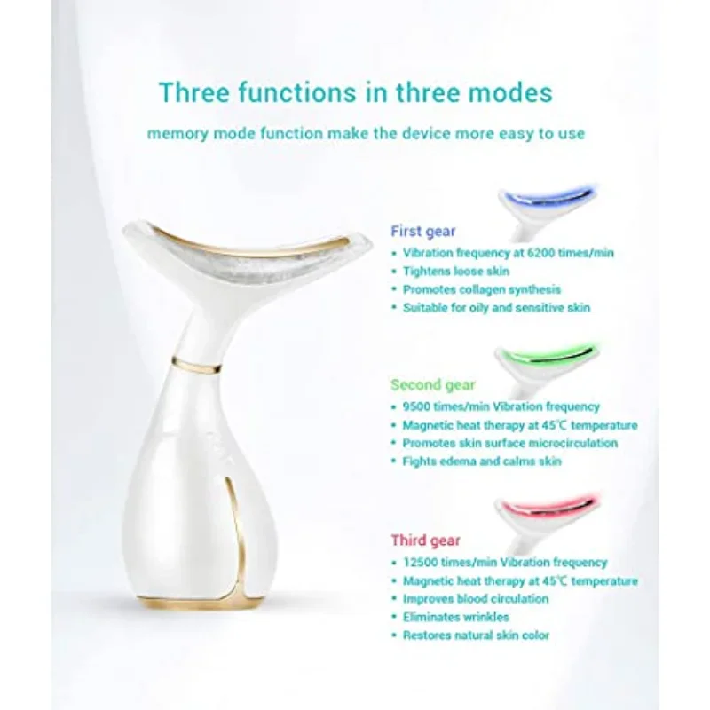 Portable Face Massager Neck Face Beauty Machine Facial Lifting Reduce Double Chin Anti Wrinkle Skin Tightening Skin Care Tools