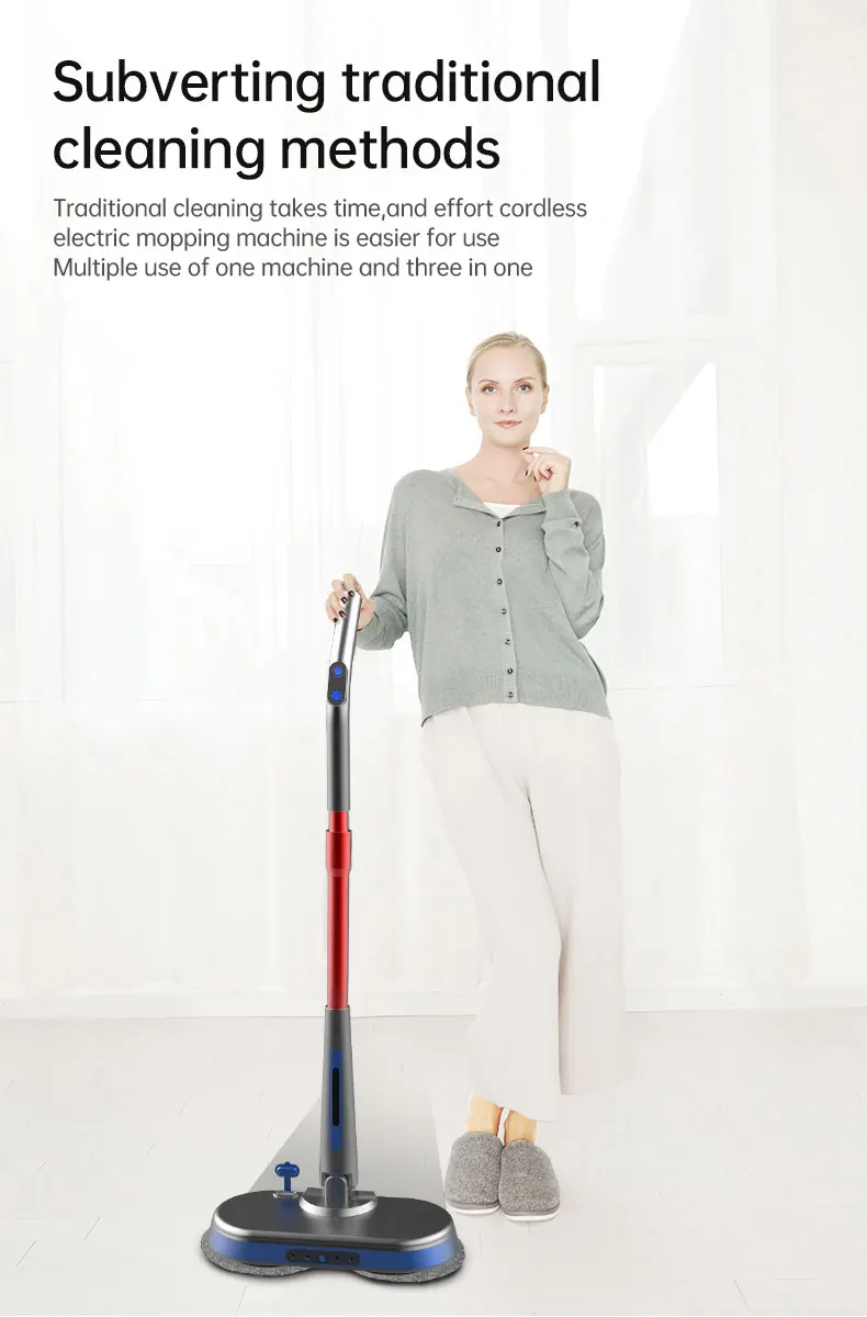 Description Picture 5 of itemcordless electric mop brushes, automatic dual spinning mop, multi functional electric mop