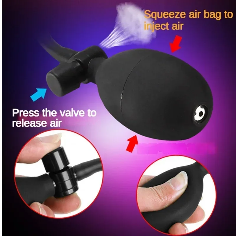 Inflatable Adjustable Size New Realistic Dildos Erotic Dildo Artificial Penis G-spot Large Anal Plug Female Masturbation Sex Toy sex toys