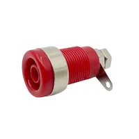 20PCS Insulated Safety 32A 4mm Banana Socket Terminal 5 Colors Female Jack Panel Mount Socket Binding Post Wire Connector 5
