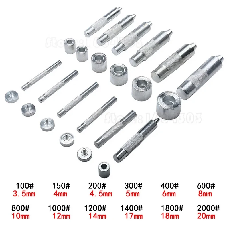 1 Set Handmade Metal Eyelets Mold Tool Eyelets Tool Grommet installation Carbon Steel DIY Bag Parts Accessories eyelet punch tool set grommet eyelet kit grommet punch tool grommet tool kit grommet tool