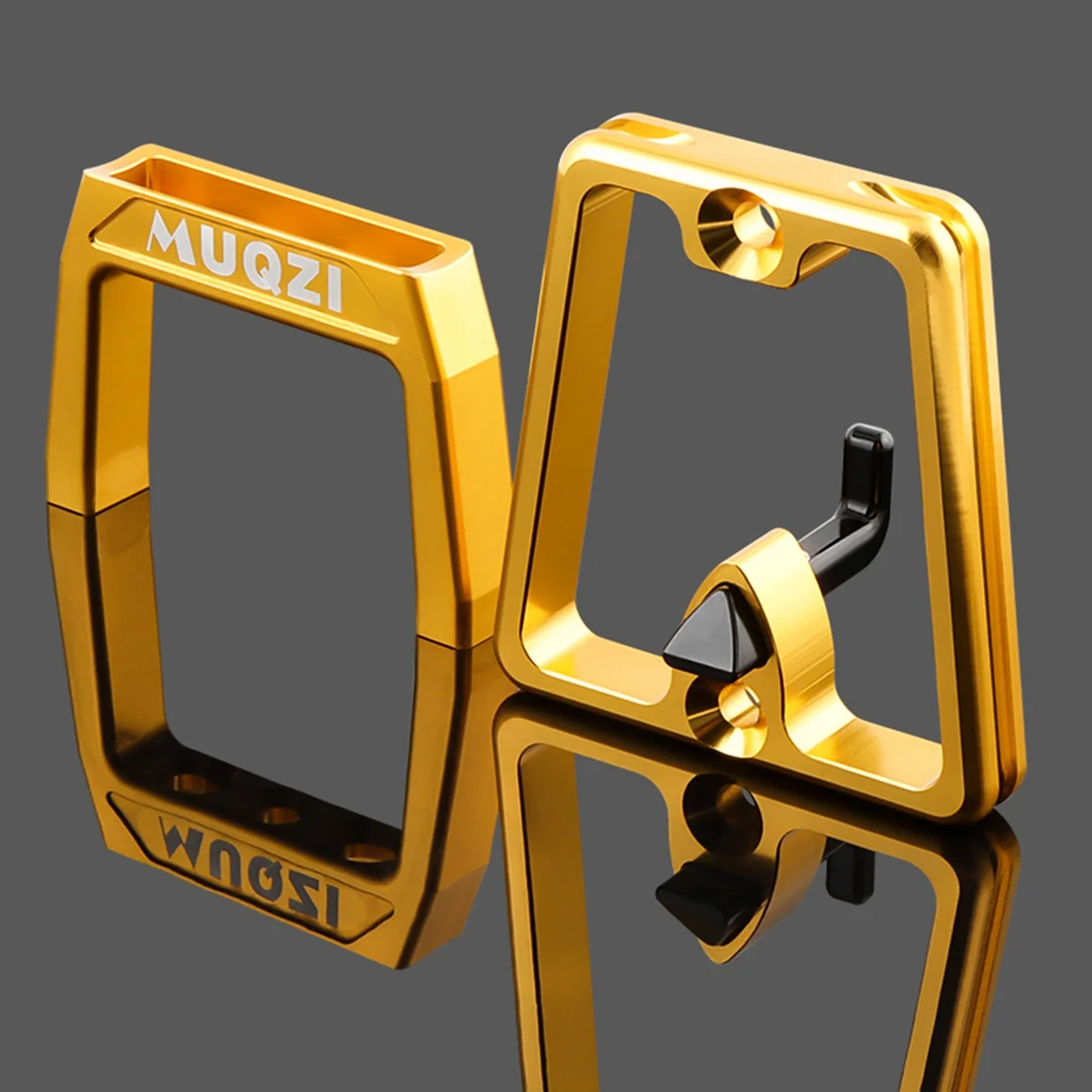 

MUQZI для Бромптона, передняя сумка-переноска, женская, 3 отверстия, передняя переноска-адаптер, кронштейн, складные велосипедные аксессуары, черный цвет