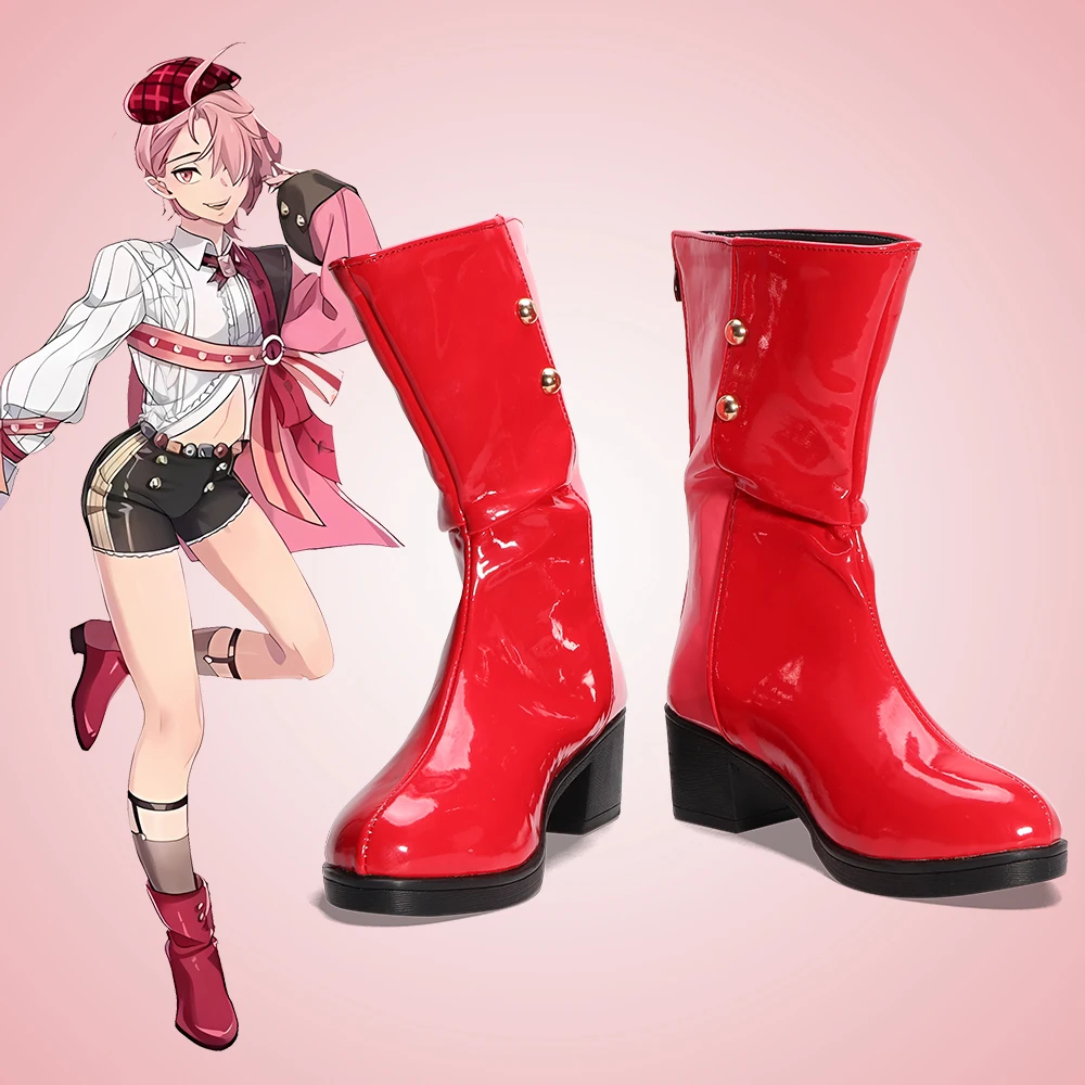 

New Game Nu: Carnival Aster Cosplay Shoes Boots Halloween Aksesori Dibuat Sesuai Pesanan