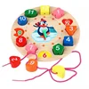 Montessori Wooden Toys for Boy Girl Gift Baby Development Games Penguin Duck Shape Wood Puzzle for Kids Educational Learning Toy 3