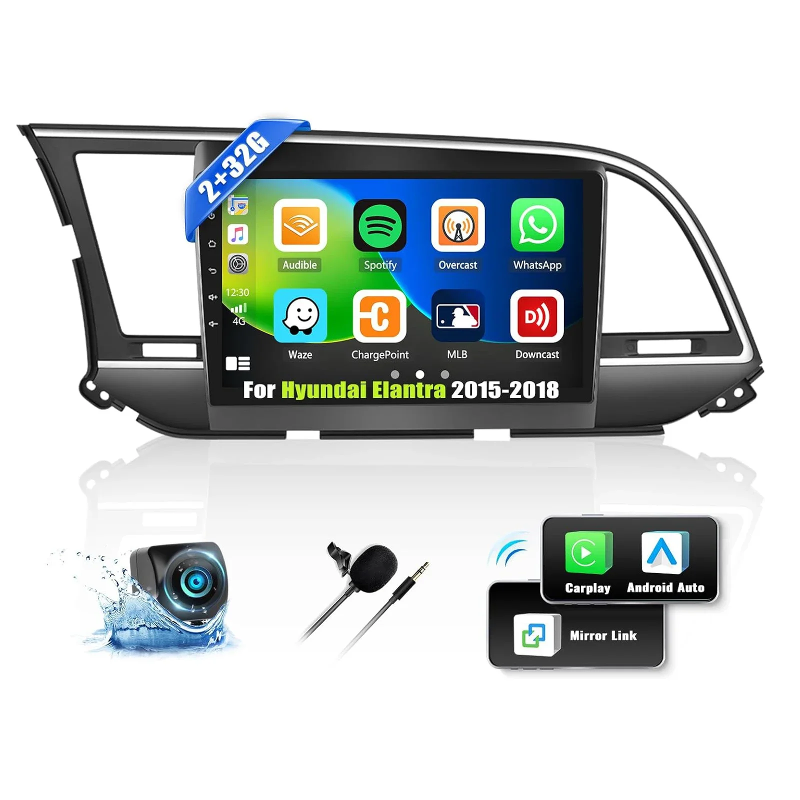 Wireless Carplay Android Auto Car Radio GPS Navigation System