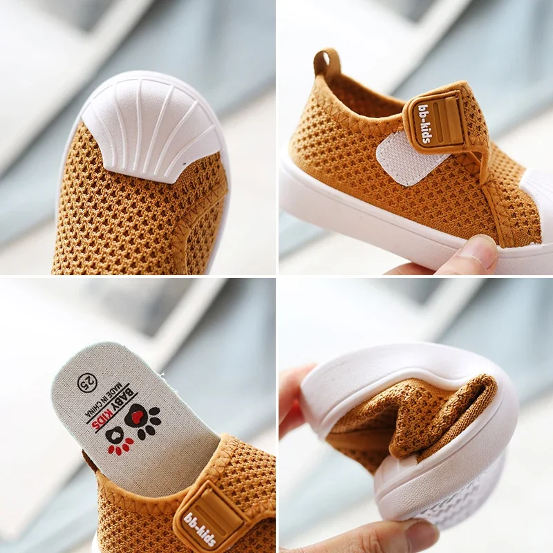 Baby Girls Boys Casual Shoes Spring Autumn Infant Toddler Shoes Comfortable Non-slip Soft Bottom Children Sneakers Kids