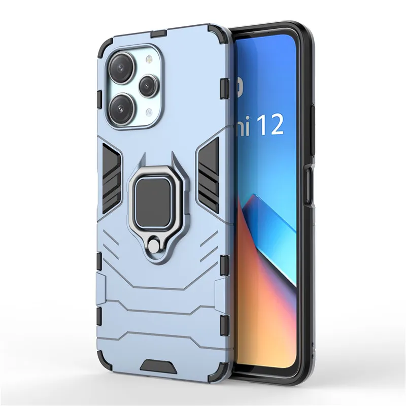 Suitable for Xiaomi Poco M6 Pro phone case Poco M6 Pro 5G cover ring bracket bumper protection phone case Poco M6 Pro X5 M5S X4 F4 GT Fund_voghion.com