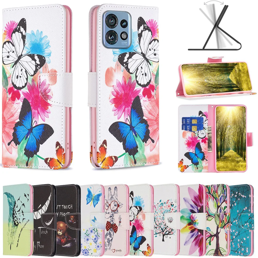 Per Motorola Moto Edge 40 Pro 5G , Moto X40 , Moto X40 Pro Custodia Cover Coque Flip Wallet Custodie Per Cellulari Cover Borse Sunjolly