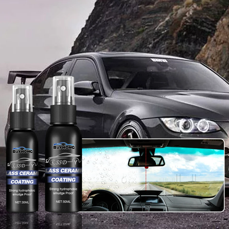 Car windshield water repellent car window mirror cleaning and defogging