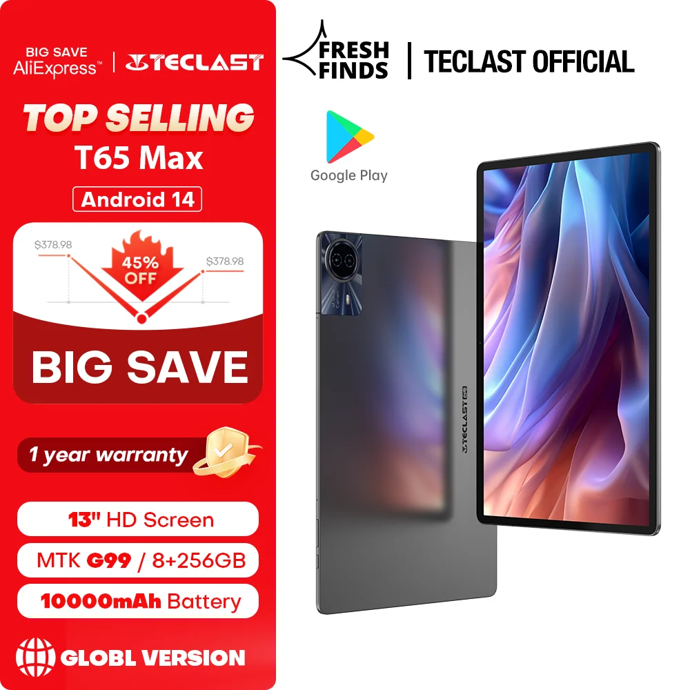 Recensione del Teclast T65 Max - Un tablet da 13 pollici a un prezzo