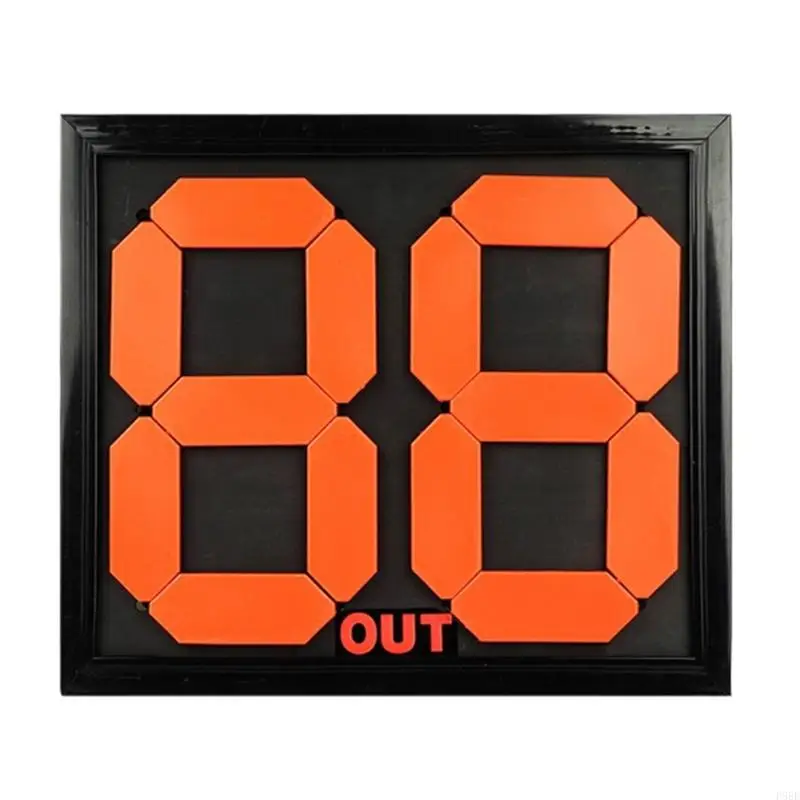 P88E Football Manual Substitution Board Card for Change Player and Time Display