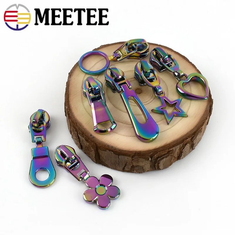 10pcs Zipper Sliders for 5# Nylon Zippers DIY Zip Head For Sewing Bag Pocket Zips Repair Kits Replacement Tailor Tools