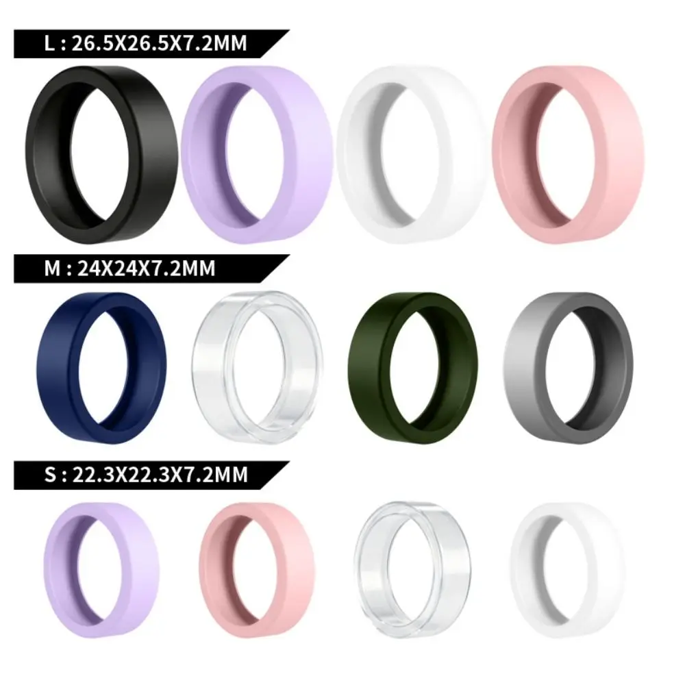 Nuova Cover Morbida in Silicone Elastico Anti-Graffio, Accessorio Protettivo per Oura Ring 5, per Anello Smart da Allenamento - immagine 6