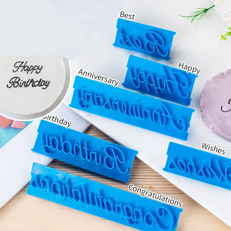 Alphabet Cake Stamp Set 3