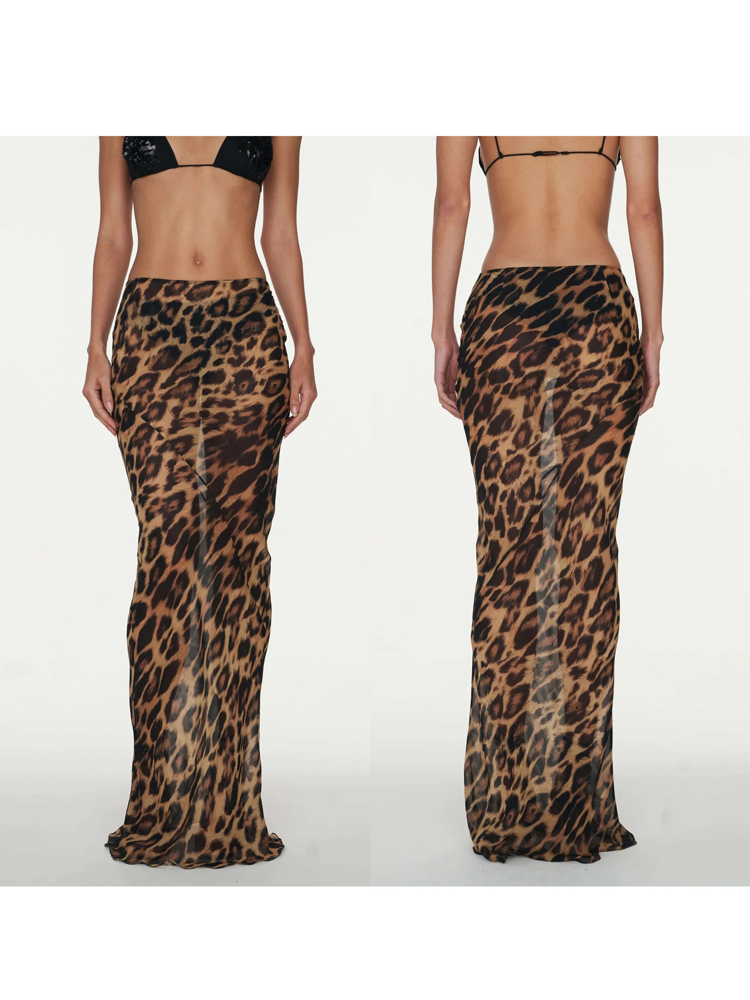 Lucia Leopard Maxi Skirt