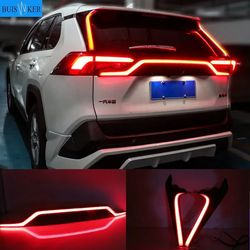 

Задсветильник фонарь для RAV4, для RAV4 2019 ~ 2021, светодиодные автомобильные аксессуары, задсветильник онарь для RAV4, противотуманный задсветильник рь