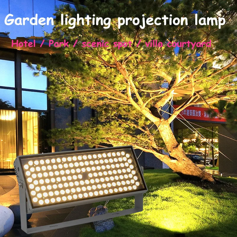 Wall Washer Exterior Wall Spotlight Outdoor Waterproof Super Bright Projection Lamp Garden Landscape Lights Shooting Tree Light