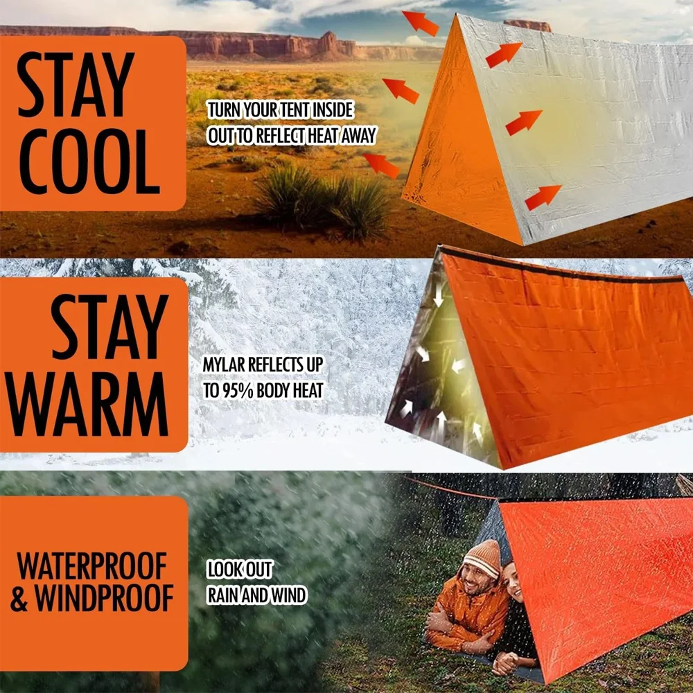 2-Person Waterproof Emergency Tent 4
