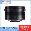 New Original For DJI 15mm F1.7 Lens For Panasonic Olympus M4/3 Mount Lens For GF7 GF8 GF9 GF10 GX85 G85 EM10 EM5 EP5 EP3 EPL5 1