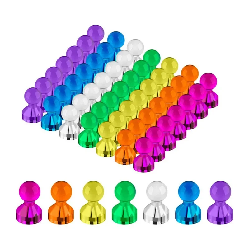 Magnetic Pins 20 Pcs Push Pin Magnet Pushpin Office Pushpin Strong Neodymium Cone Magnet Super Refrigerator Sticker Magnetic Pushpin