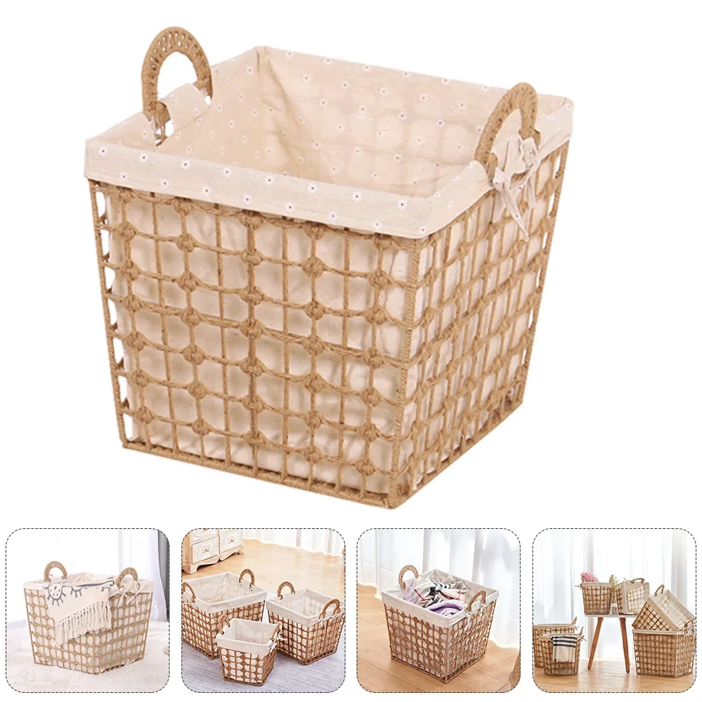 

Корзина из ткани для грязного белья, корзина для белья, портативная плетеная корзина для детей и пикника