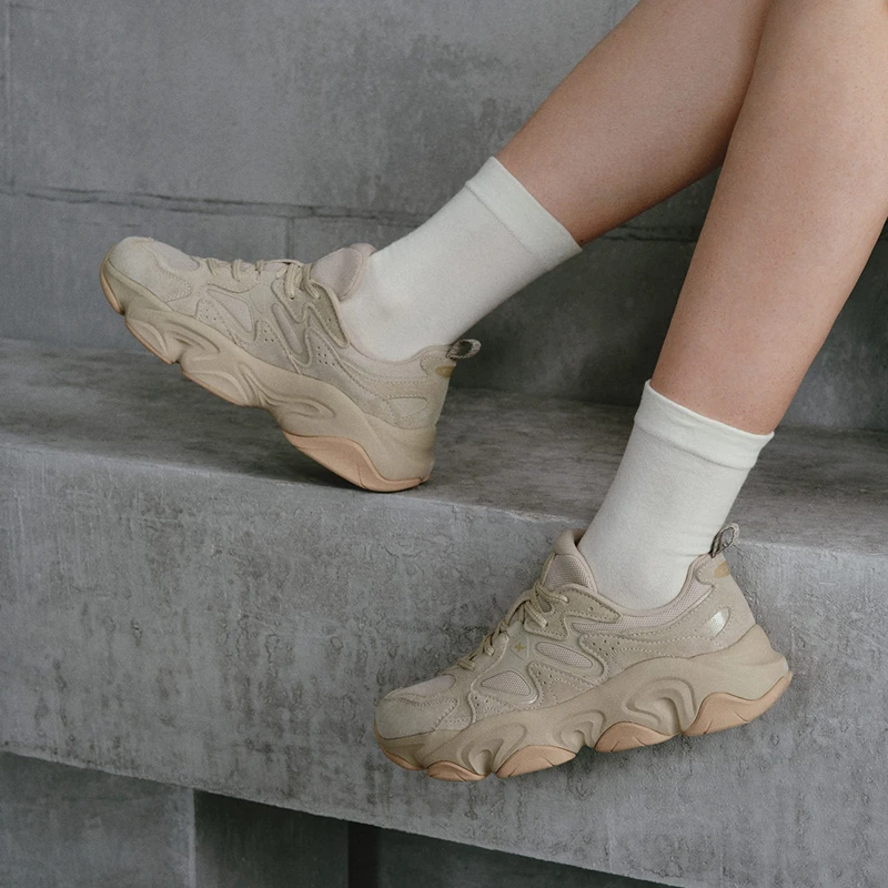 여성을위한 Xtep 캐주얼 신발 여름 레저 Spory 여성 스포츠 신발 안정성 편안한 야외 운동화 876218320039