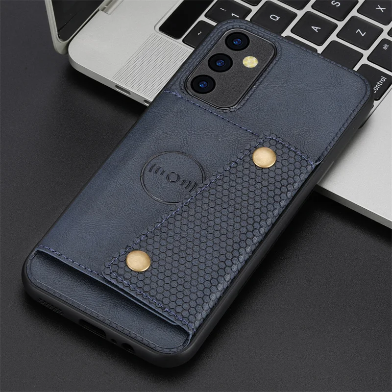 PU Leather Magnetic Holder Wallet Case with Card Slot