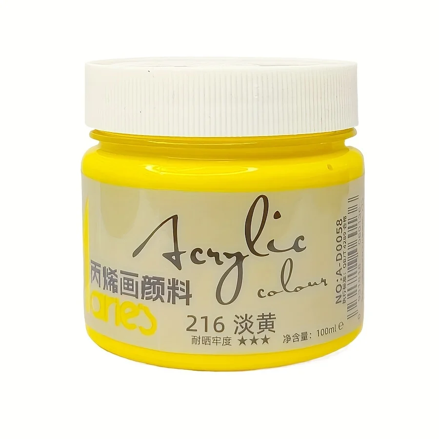 Vibrant 100ml Waterproof & Sunscreen Acrylic Paint