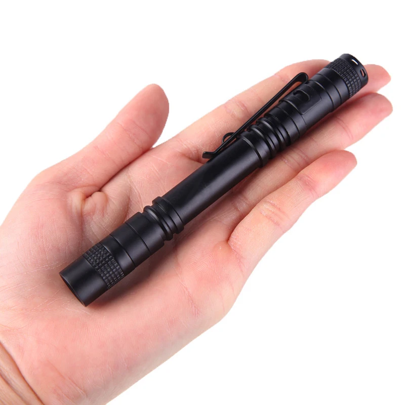 Mini LED Torch mini pen light Waterproof LED light Led pen Flashlight lamplight Chip mini Torch Light 5 Modes AAA Battery