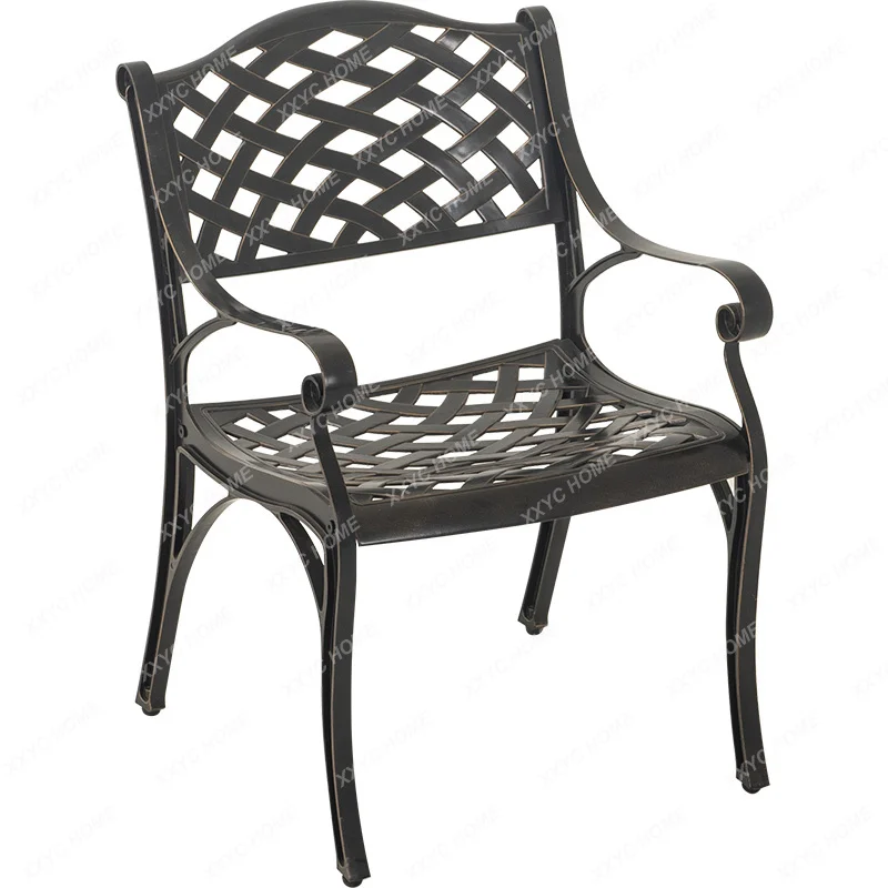 

Outdoor Desk-Chair Courtyard Balcony Leisure Five-Piece Set Outdoor Outdoor Waterproof and Sun Protection Cast Aluminum Iron
