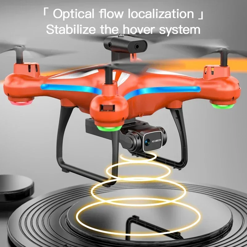 전문가용 접이식 헬리콥터 항공기 원키 리턴 ESC 장애물 회피 와이파이 FPV RC, AE11 드론 2.4G, 8K 듀얼 카메라