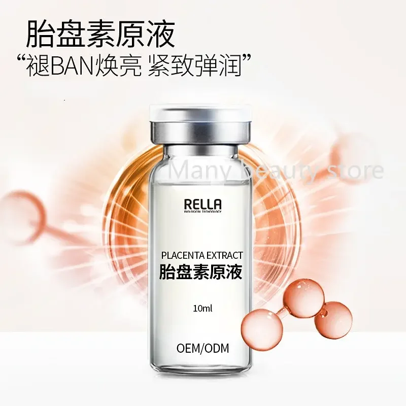 Sheep Placenta Extract Serum 10ml Moisturizing Anti-wrinkle Fade Fine Lines Nourishing Skin Anti-aging Fade Spots Skin Care