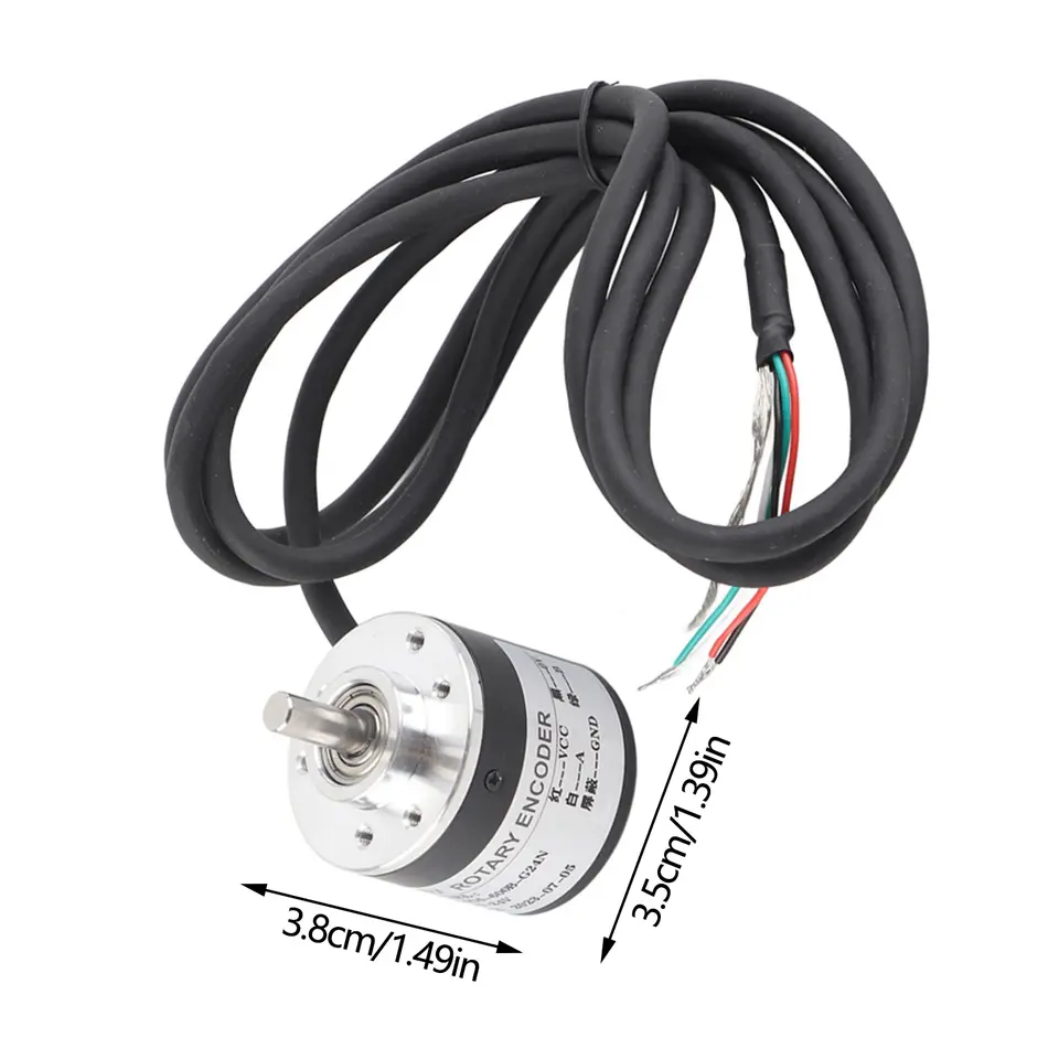 600P/R Magnetoelectric Incremental Rotation Encoder 5V‑24V 2‑Phases Shaft 6mm Industrial Automation Equipment Sensor image 4