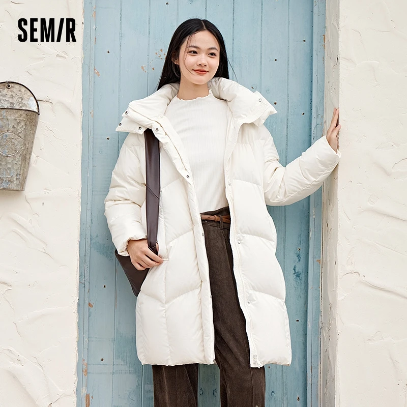 

Semir Down Jacket Women Long 2023 Winter New Waterproof and Warm Jacket