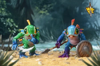 World of Warcraft Murloc con diversi accessori figure 15 cm METYTOYZ 4