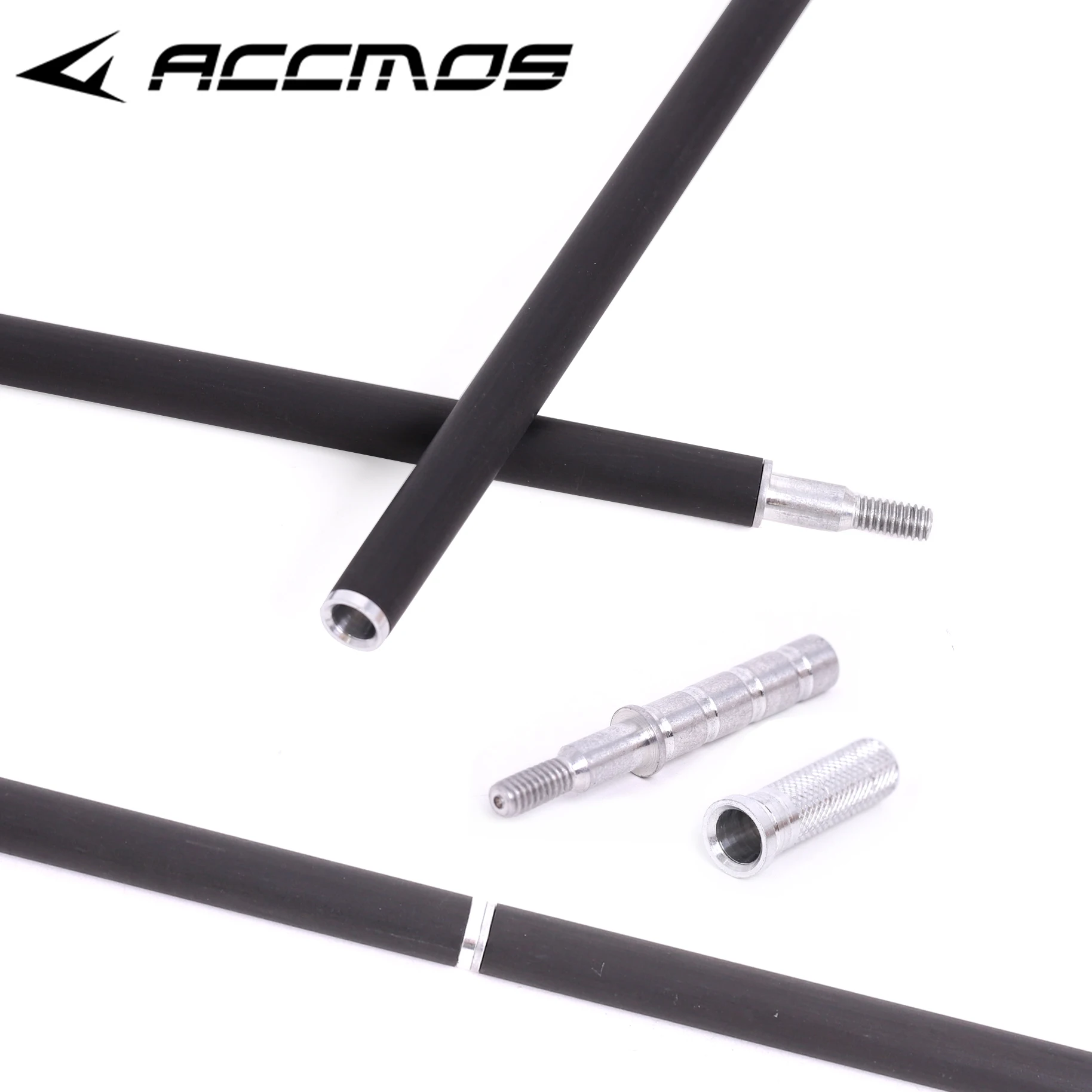 

12/24/36/50pc Connector Aluminium Insert Fit Inner Diameter 6.2 mm Carbon Arrows Fiberglass Archery Shaft For Hunting Shooting