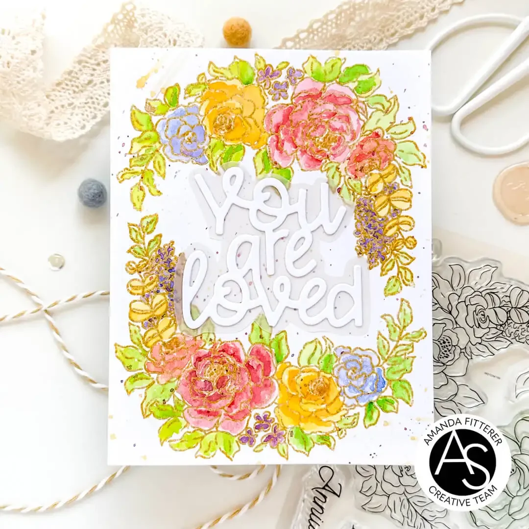 2023 Blumen Brief Metall Schneidwerk zeuge klare Stempel Schablone heiße Folie Scrap booking Handwerk DIY für Dekor Prägung Vorlage Karte – Detail 12