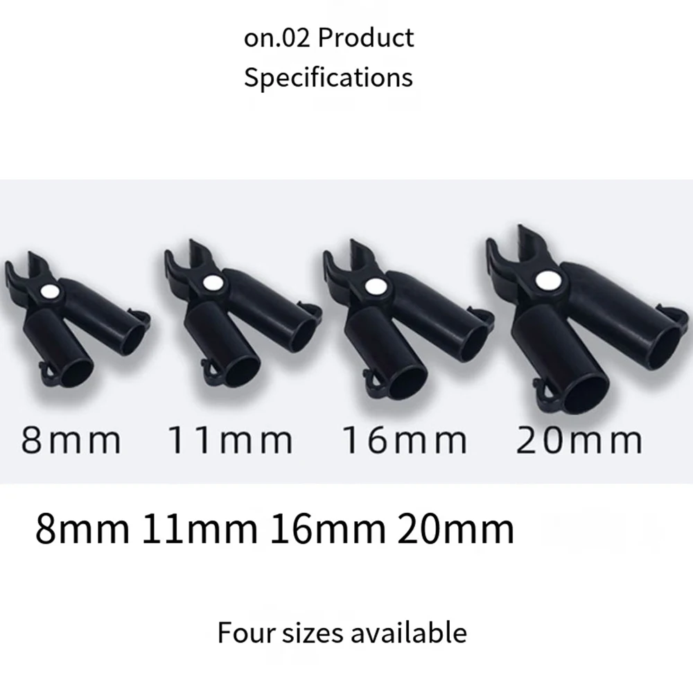 5pcs A-Type 8/11/16/20mm Plastic Gardening Pillar Support Forks Vegetable Bracket Parts Climbing Flower Plants