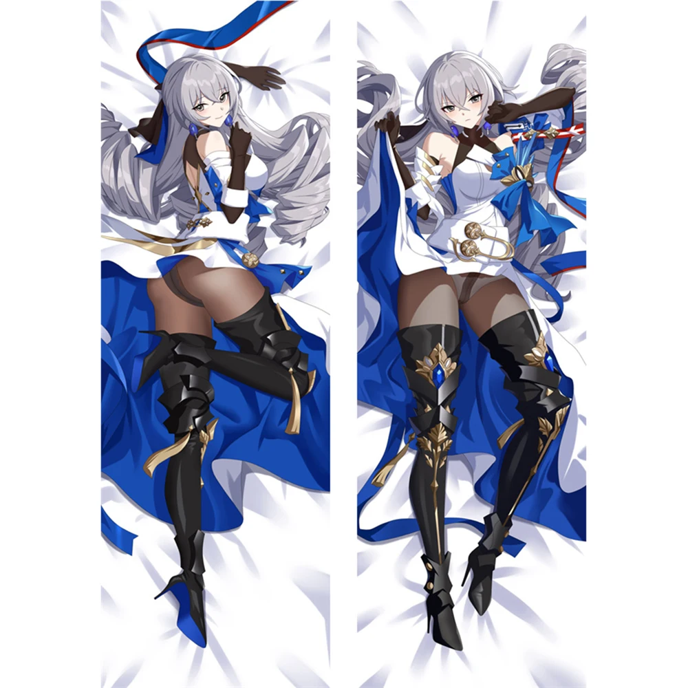 

Bronya Zaychik Dakimakura Pillow Case Honkai Impact 3 Hugging Otaku Full Body Pillow Cover Cushion Case Home Bedding Decor Gift