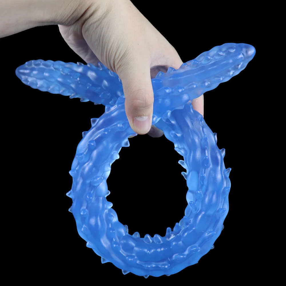 Plug anal super long de 61 cm en PVC avec barbelé, masseur de prostate masculin, dilatateur anal, stimulation_voghion.com